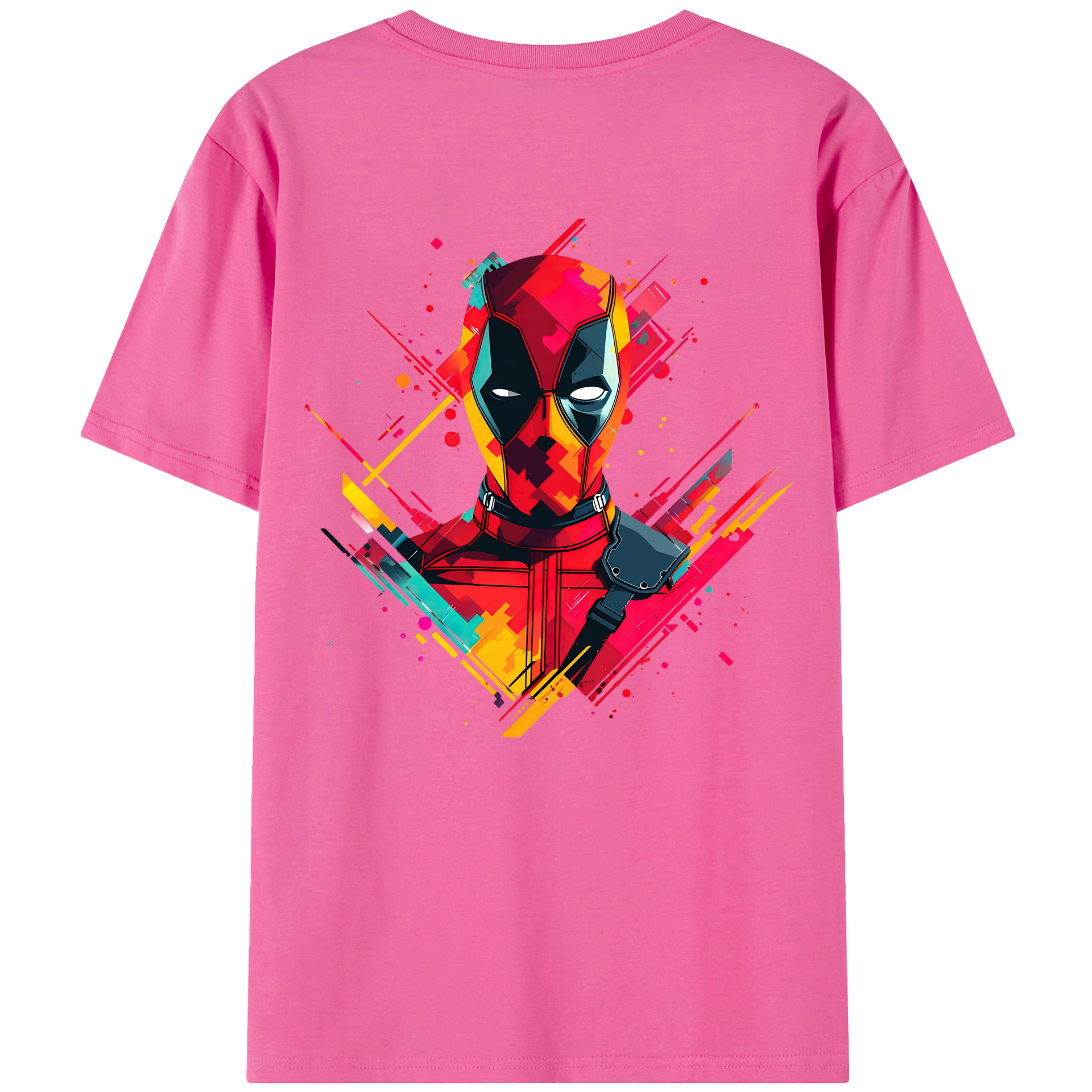 （画像用） Deadpool デッドプール レディース半袖Tシャツ(バックプリント)